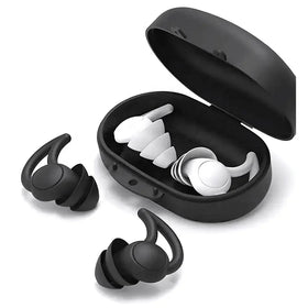 Earplugs Reusable Noise Cancelling Hearing Protection Noise Reduction Sleeping Airplane Travelling Ear Plugs