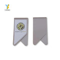 Factory Custom Logo Wing Shape Flat Metal Stainless Steel Paper Money Clips