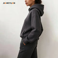 Custom Embroidered 2 Piece Women Sweatsuit Set High Quality Women Joggers Suits Set