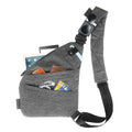 Custom Carbon Fiber Crossbody Bag for Travel Special Purpose Smell Proof Bag