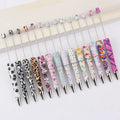 Stocked Blank Bar Shaft Charms DIY Craft Hobby Handcraft Decorative Customized Colorful Plastic Printed Beadable Pens