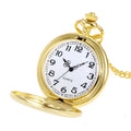 Hot Sale Classic Smooth Vintage Quartz Pocket Watch with Chain Customize Pocket Watches