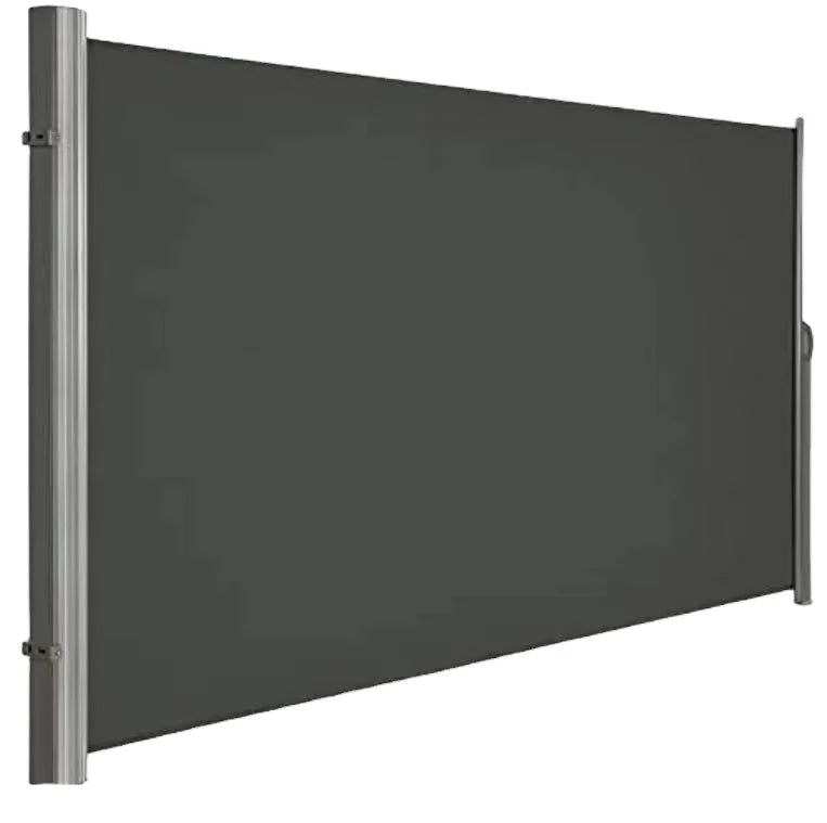 Super Windproof Rain Resistance Retractable Awnings Convenient Side Pull New Favorite Manual Operation Roller Blind Polyester