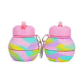 Factory Direct Sales Portable Sports Drinking Water Bottle Collapsible Camping Hiking Gym Fitness BPA FREE Water Bottle