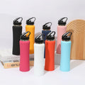 Custom Logo 350ml 500ml 750ml Double Wall Stainless Steel Sports Water Bottle Portable Vacuum Insulated for Adults for Camping