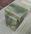 Luxury Custom Living Room Sofa Center Table with Center Side Modern Coffee Table Green Onyx Marble Side Table for Decoration