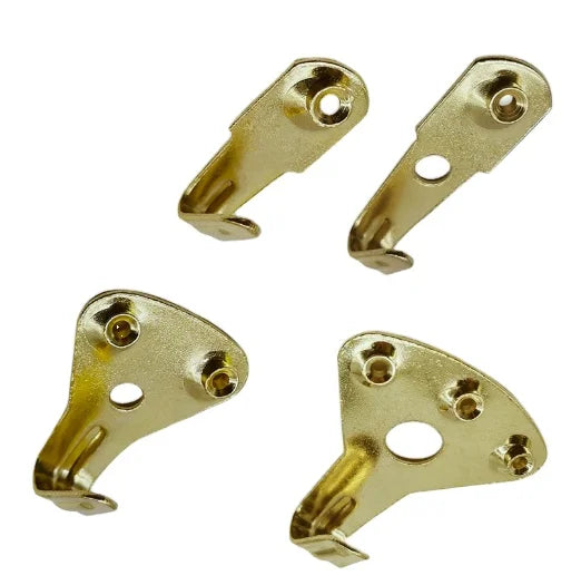 HongZun Iron Brass Plated Custom Sizes Photo Picture Frame Hanger Hook Nails Box Packaging for Decorative Mirror Clock Paintings