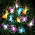 Changing Multi Color Decoration Path Lawn Outdoor Dragonfly Solar Garden Led Lights Artificial Butterfly MegaBDM