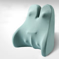 Office Waist Backrest Chair Memory Foam Back Cushion Breathable Knitted Removable & Washable
