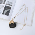 TongLing European Long Sweater Necklace Heart Pendant Necklace for Lover Gift