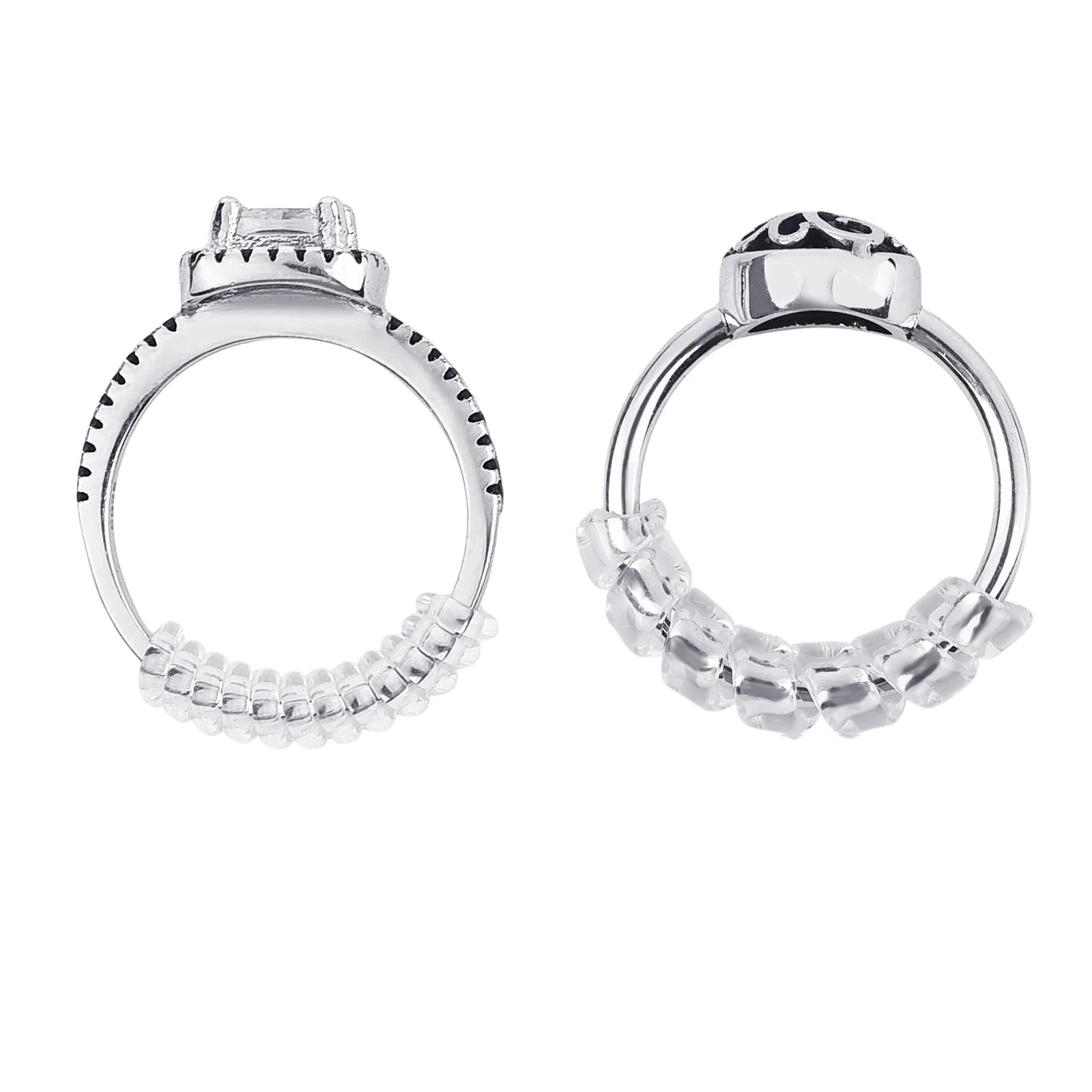 Promotional Various Durable Using Spiral Invisible Ring Sizer Adjuster