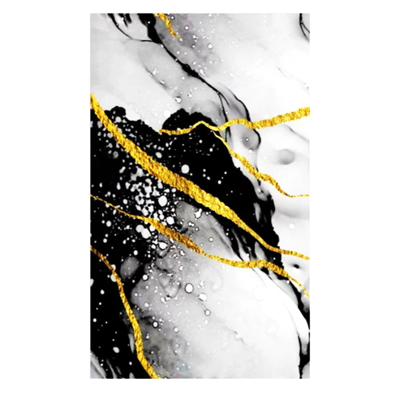 UV PVC Marble Sheets Interior Decorative Plastic Profiles Bamboo Plate Wall Panel for Home and Office Decor