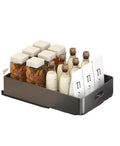 Pull Out Cabinet Organizer Fixed with Adhesive Nano Film Slide Out Dish Drying Rack for Kitchen Cabinets