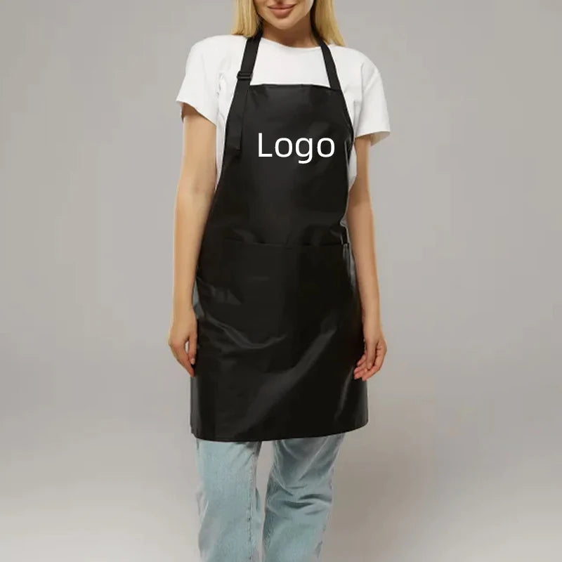 Kitchen Cooking Custom logo Apron Nail Salon Barber Waitress Working Apron