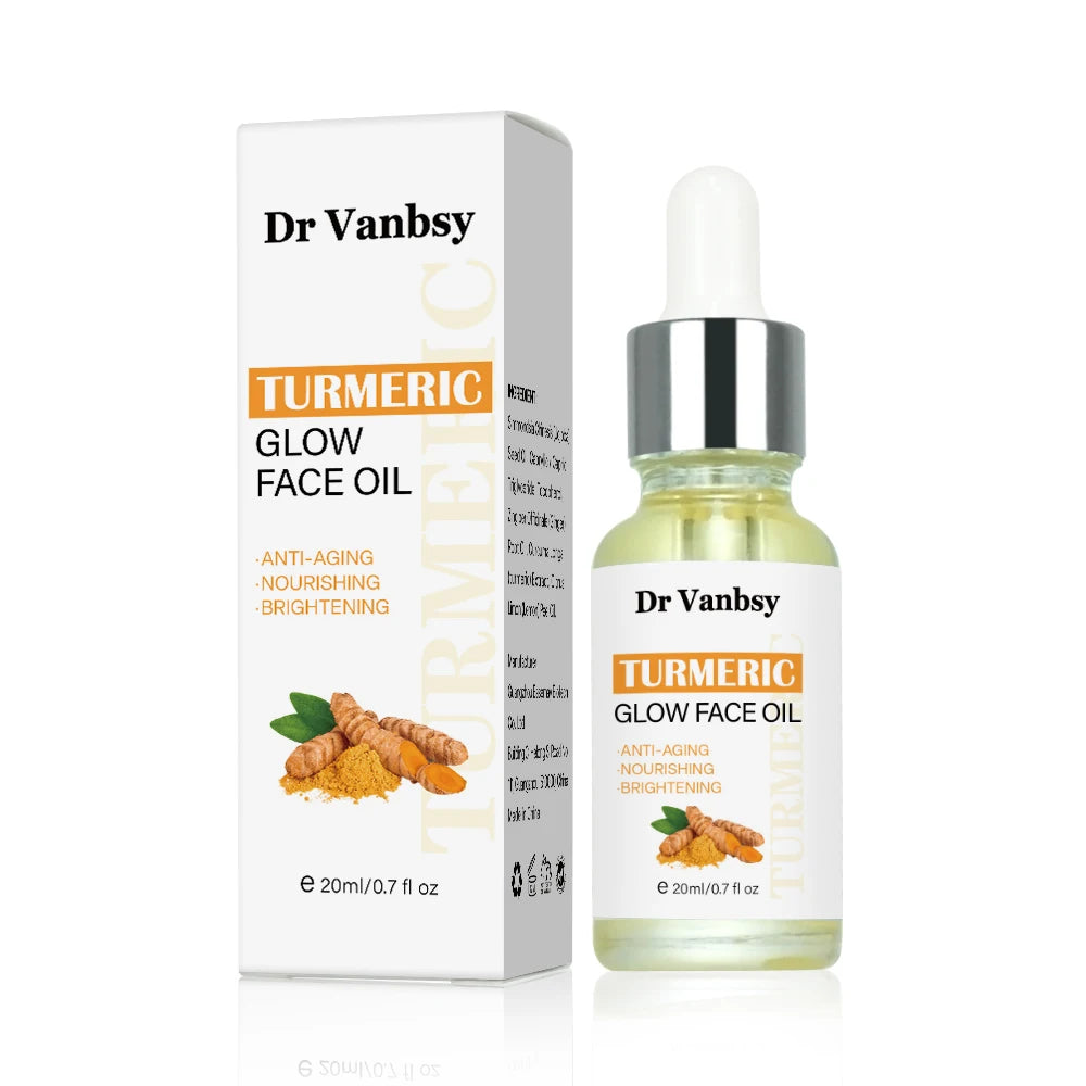 Wholesale Private Label Turmeric Body Oil Turmeric Essential Oil Glow Vitamin C and Turmeric Oil for Face