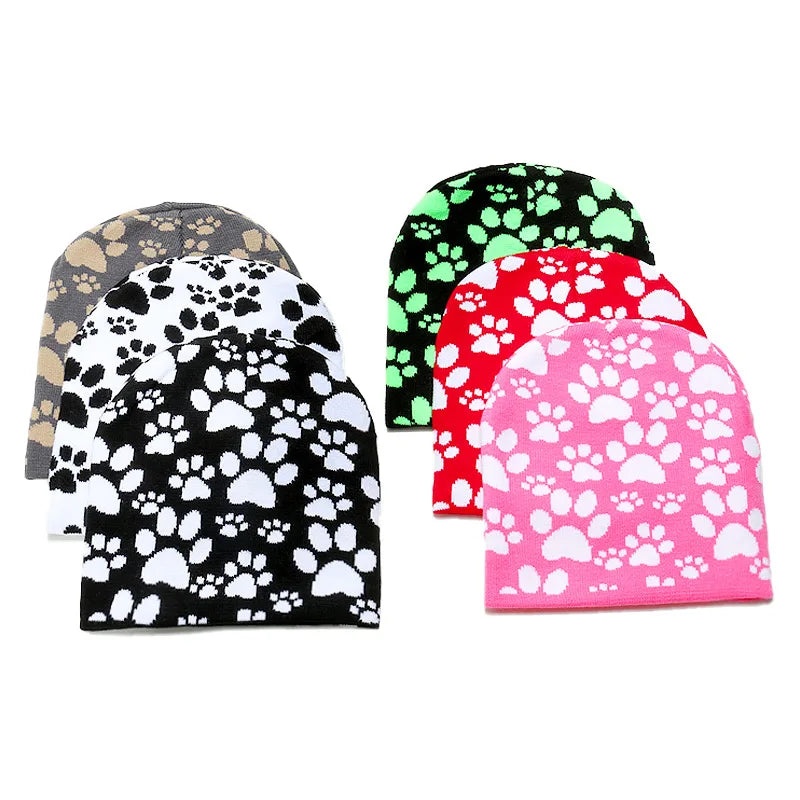 Wholesale 100% Acrylic Winter Knitted Hat Custom All Over Printed Jacquard Beanies Warm and Stylish for Beach & Travel