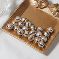 11-12mm Diy Pendant Earring Accessories Round Edison Pearls Loose Gilt Single Hanging Natural Freshwater Edison Loose Pearl