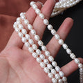 Wholesale 5mm Freshwater Pearl Beads Core-Free Rice Beads Natural Loose Pearls for Creative Jewelry Making