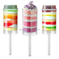 PPCT010 Disposable Cake Push Pop Container Plastic Push-up Cake Pop Shooter 2024