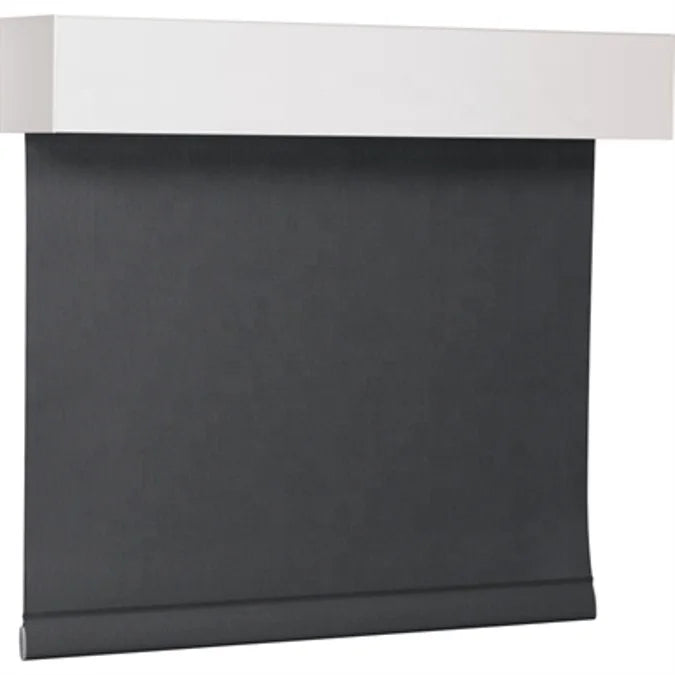 New Design Square Fascia Roller Shades Google Home Alexa Smart Tuya Wifi Roller Blinds with Cover Cassette Valance for Window