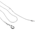 Rinhoo 1pcs/Lot Promotion Wholesale 925 Silver Necklace Silver Fine Jewelry Snake Chain 1mm 16-24inch Necklace