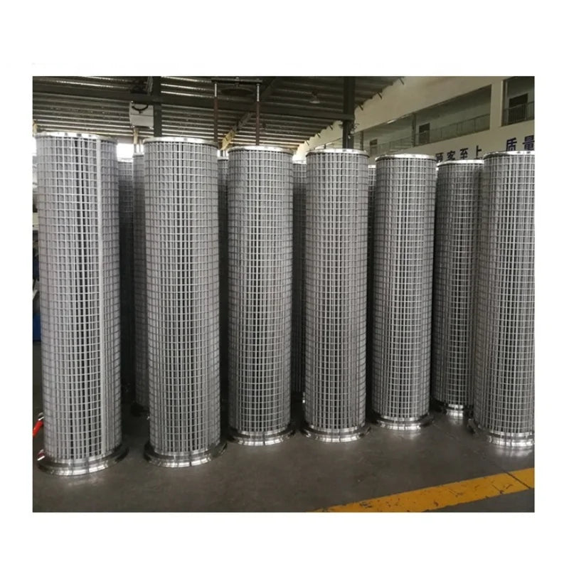 LIANDA Customized Johnson Screen Tube Filter Elements New SS 304 316L Stainless Steel Wire Mesh Screen Filter 0.5-200 m