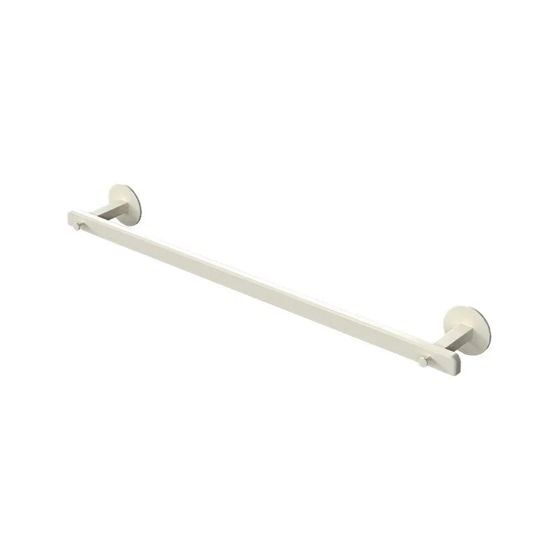 Wall Hanging Metal Cream Wind Towel Rack Non-Perforated for Bathroom and Living Room Toilet Storage Rack