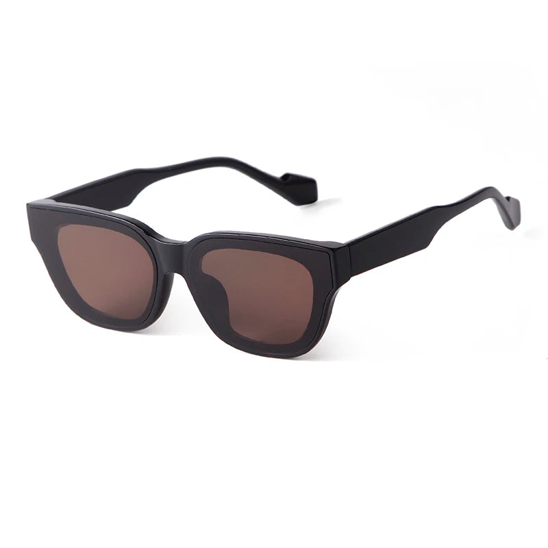 STORY STY-KK005 2024 Fashion Brand Designer Sun Glasses Custom Logo Shades Brown Lenses Cat Eye Retro Vintage Sunglasses