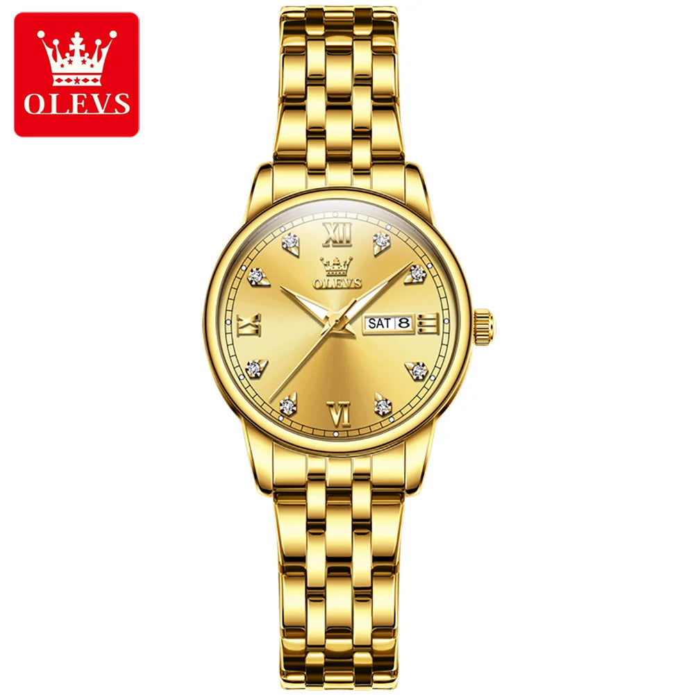 OLEVS 5525 Fashion Ladies Watches Wholesale Luxury Women Luxury Quartz Watches MegaBDM