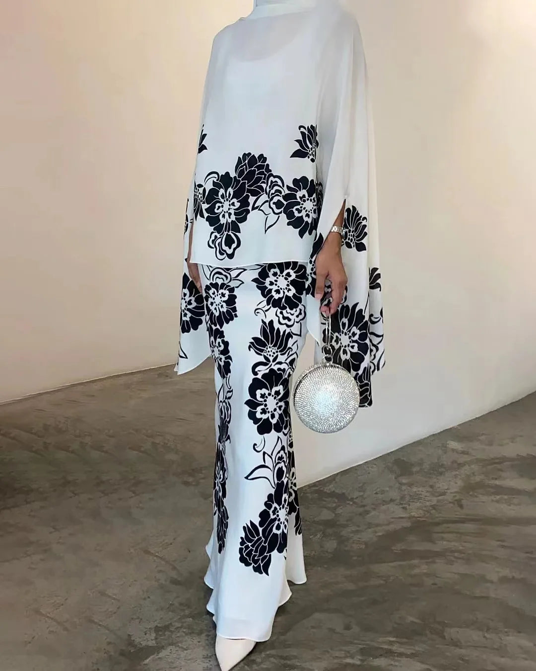 Wholesale 2026 Autumn New Elegant and Comfortable Vintage High Grade Fashion Printing Loose Women's Set