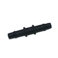 UV Resistant Black PP 1/8 Inch 3.2mm Barbed 2 Ways Union Straight Adapter Plastic Hose Barb PP Tube Fitting