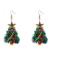 Hot Sale Christmas Necklace EarringSnowflake Bell Tree Necklace Dangle Earrings Christmas Xms Holiday Jewelry Gifts