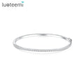 LUOTEEMI Hot Selling Lady Designer Cooper Fashion Accessory Jewelry for Girl Bangle Charm Bracelet
