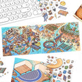 3pcs/pack Stickers Stickers Today's Business in the Eighth Series of Landscape Handbook DIY Decorative Stickers