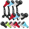 WEIHE 4 Colors Fishing Reel Accessory for DIY Aluminium Alloy Handle 6 Colors TPE Knob