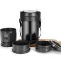 2000ml Outdoor Portable Leakproof Stainless Steel Long-term Thermal Food Flask for Hot Food With Straps