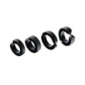 Wholesale Trendy Black Titanium Plated Male Ear Clips Pinch Pierced Ear Buckle Classic Style Clip-On Earrings