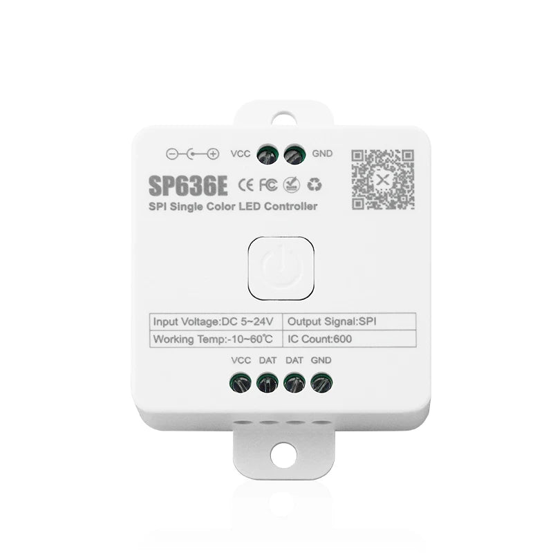 New Product BLE RF Remote Panel Touch Led Dimmer SPI Single Color WLED LED Controller for single color light strip