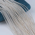 ZHUJI Natural 3.5-4mm White Round Freshwater Pearl Strand Third Party Certified for Jewelry Making 7g