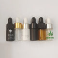 Brand Cosmetics Sample Pack 1ml 2ml 3ml 5ml Glass Essential Oil Mini Tube Glass Dropper Bottle with Custom Color & Printing Logo