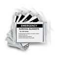 Free Sample Outdoor 12um Silver Mylar Portable Emergency  Reflective Heat Thermal First Aid Foil Space Blanket