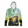 Customized Logo Fishing Shirt Wear Men's Quick Dry Breathable Sports Shirt Plus Size Fishing Shirt Fishing Hoodie