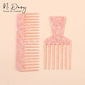 MiDairy Wholesale Factory Direct Supplying Acetate Comb Eco-friendly Wide Tooth Comb 222008 222009