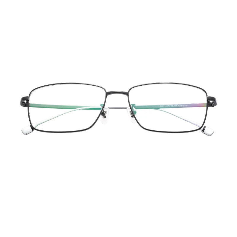 Fashion Business Square Eyewear Men's Optical Glasses Titanium Alloy Frame Male Eyeglasses Frame