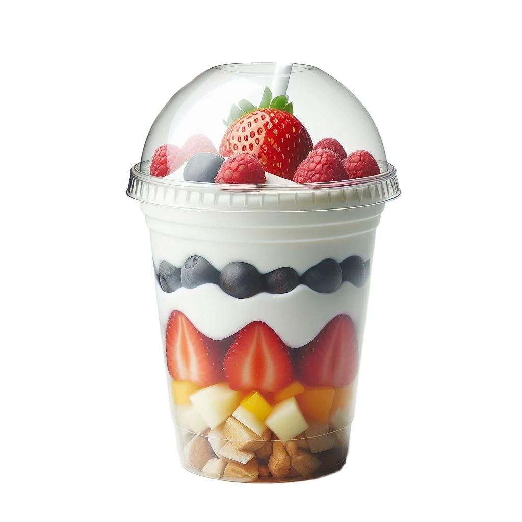 Wholesale 90mm U-Shaped PP Cup Lid Quality Custom Frosted PLA Free Wide Usage for Food Beer Juice Snacks with Custom Logo Model