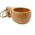 Suppliers Tea Set Tea Pot Kuksa Cup Nordic Style Custom LogoOutdoor Portable Reusable Wooden Kuksa Cup