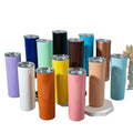 Mikenda Stainless Steel Coffee Mug with Lid 20 oz 30oz Skinny Straight Sublimation Blanks Coffee Cup Mug Tumbler