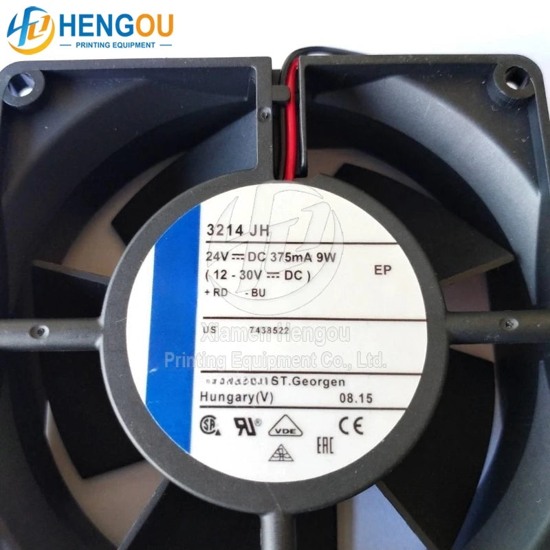 New HENGOUCN 91x32mm 3214 JH 24V 375MA 9W Printing Shops Offset Printing Machine Blower Fan