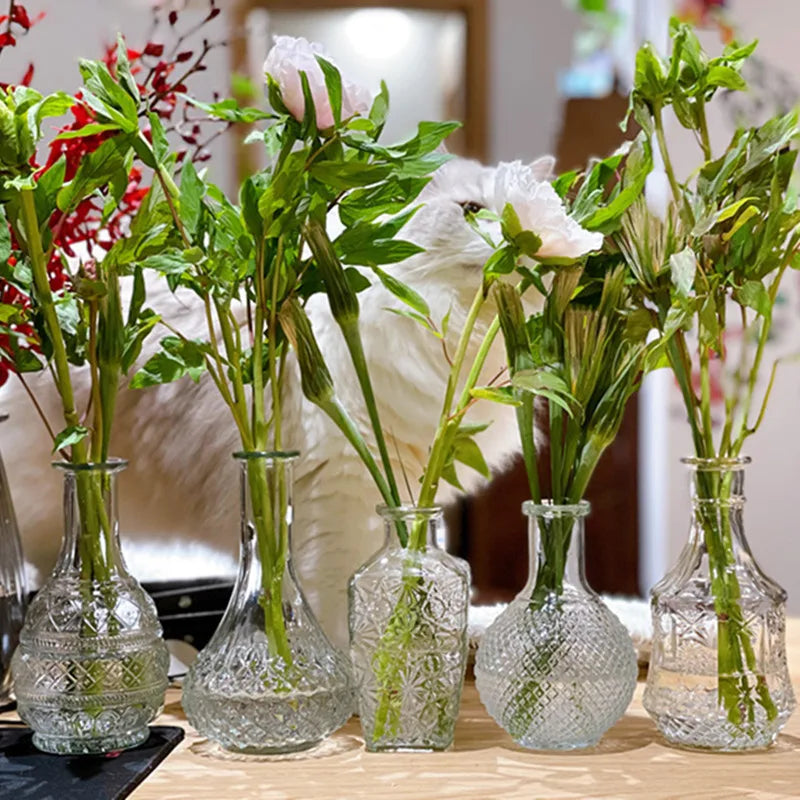 Dropship  Nordic Ins Style Retro Creative Vase Hydroponic Home Decoration Hydroponic Vase Ornament Flower Planter