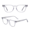 Trendy Retro Computer Anti Blue Light Blocking Eyeglasses Custom Logo Square Acetate Frames